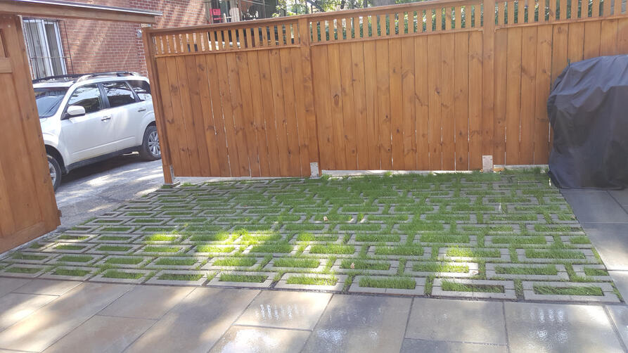 Jardin Intime Urbain - Entrée Perméable