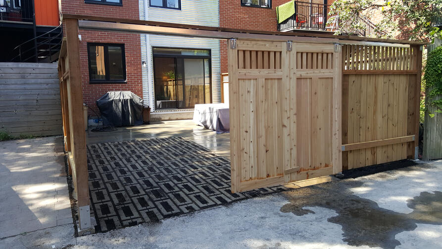 Jardin Intime Urbain - Entrée Perméable